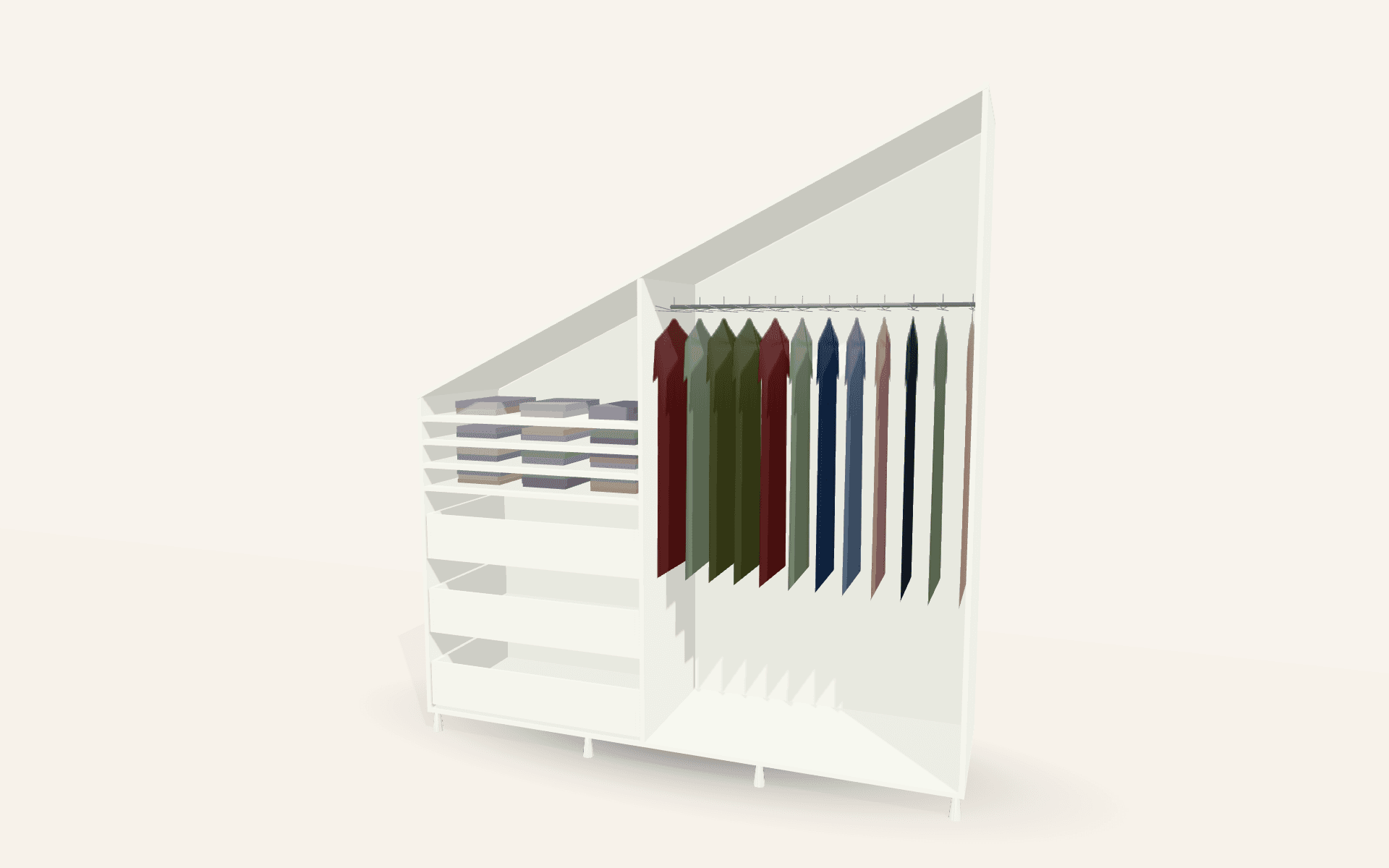 The Under-Eaves — Single Slope — Without doors