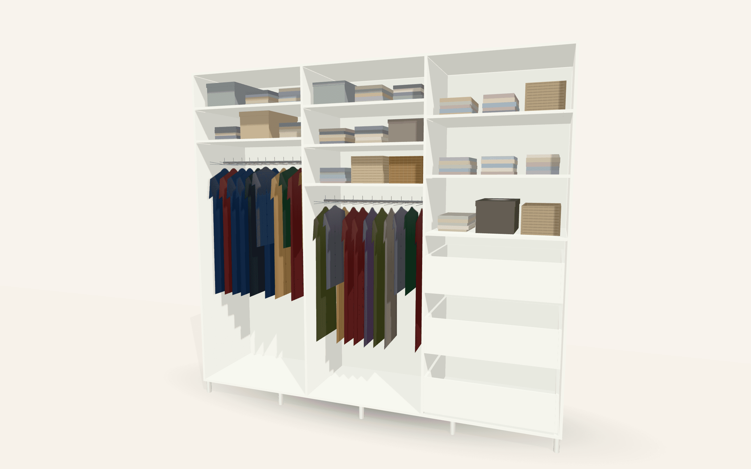 The Balmoral Sliding Wardrobe (Volante Silvergrey / Navarra Ash, mirror centre)