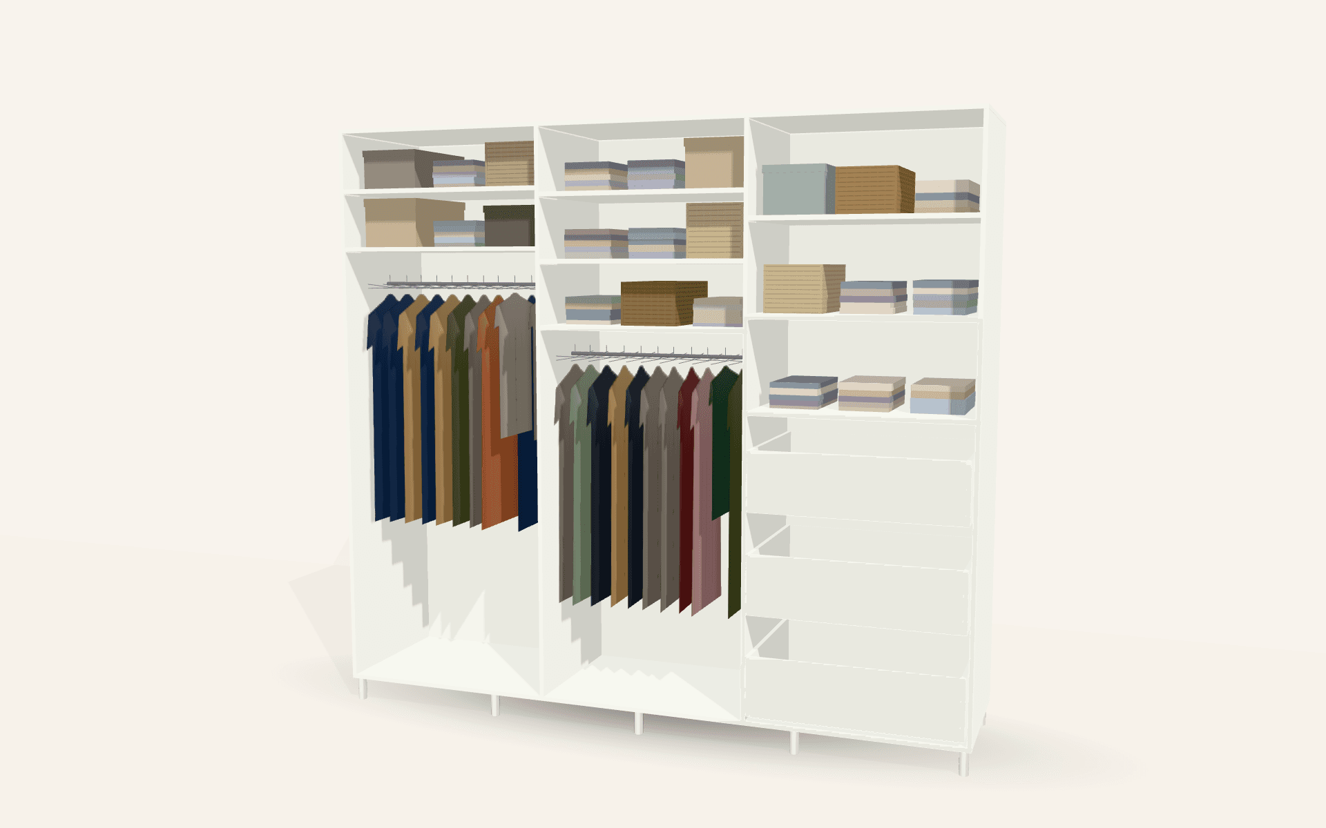 The Balmoral Sliding Wardrobe (Volante Silvergrey / Navarra Ash, mirror centre)